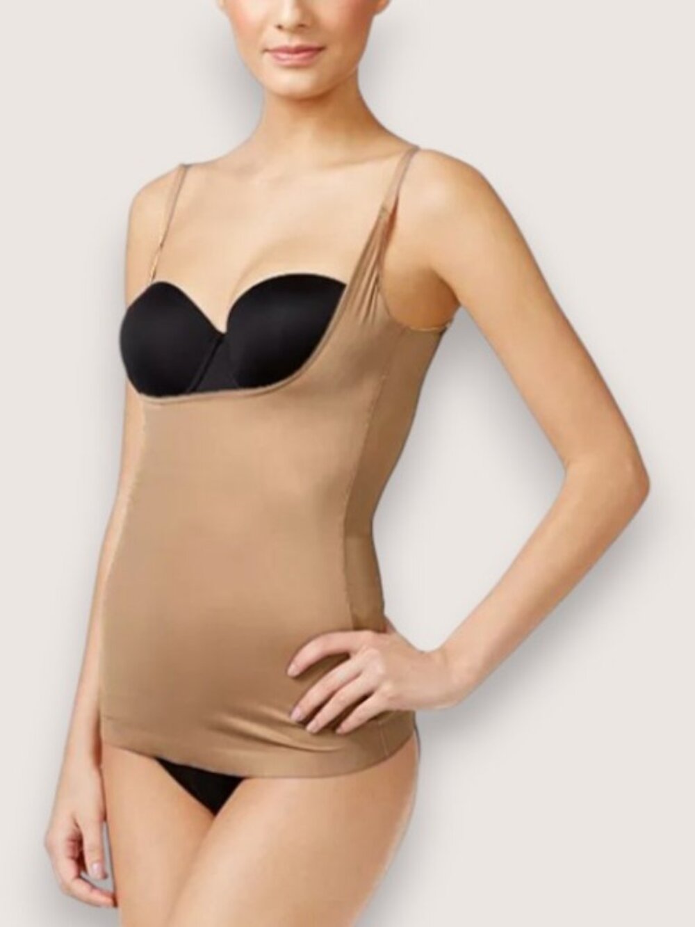 Spanx Love Your Assets by Sara Blakely FF open bust camisole nude size S BNWT